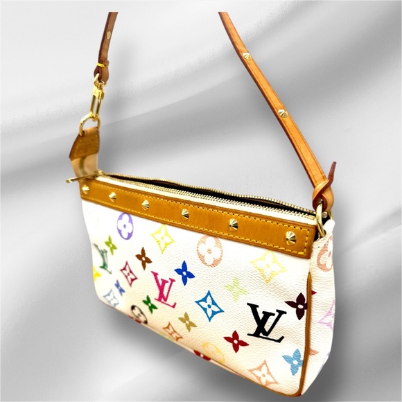 LOUIS VUITTON Monogram multicolor Pochette pouch - Picture 3 of 17